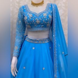 This is traditional party wear lehenga